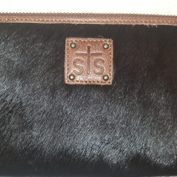 STS Ranchwear Black and Brown Wallet - Picture 7 of 9